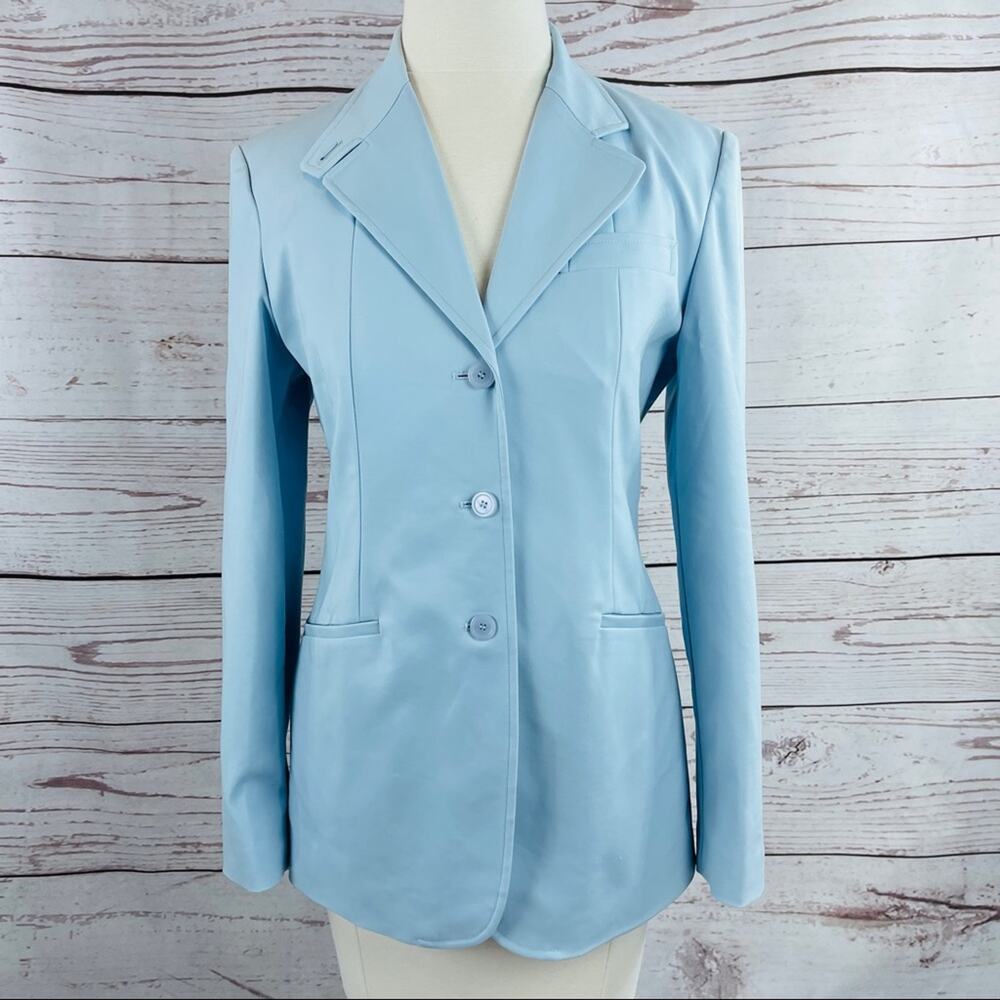 Talbots light blue blazer